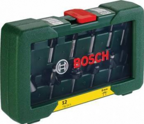 Set 12 freze Bosch Professional cu carburi metalic 