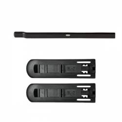 Set 2 bucati adaptoare pentru stergatoare de parbriz Alca plastic negre