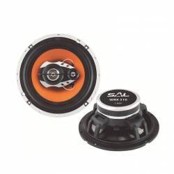 Set 2 difuzoare auto 220 W 165 mm 4 ohmi trei cai Sal 