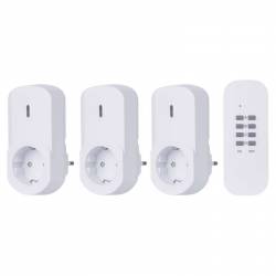 Set 3 prize cu telecomanda 1000W Emos 