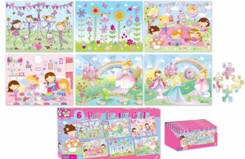 Set 6 puzzleuri Baieti