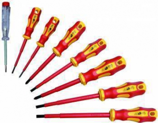 Set 8 surubelnite electrician izolate 1000V VDEGS BGS Germany