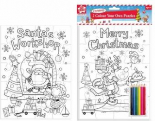 Set creativ Kids Creative Coloreaza propriul puzzle 