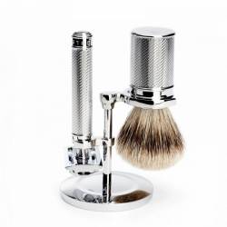Set cu aparat de ras clasic Safety Razor R89 