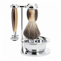 Set de barbierit aparat ras clasic pamatuf par bursuc maner rasina S81M332SSR 