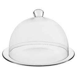 Set farfurie cu capac din sticla temperata VIDIVIL colectia BANQUET 33xh21cm