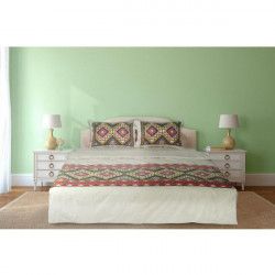 Set lenjerie pat dublu bumbac 100 motiv traditional 
