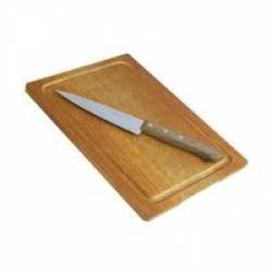 Set tocator lemn 21x31cm si cutit cu maner lemn SIMONAGGIO CUCINA MIA MN015522 