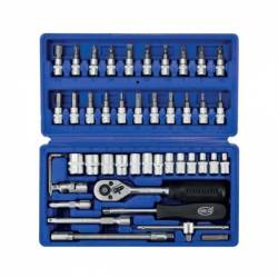 Set Trusa cu scule Alca culoare albastra 