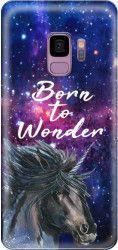 Skin Samsung Galaxy S9 G960 Lemontti Silicon Art Born To Wonder 