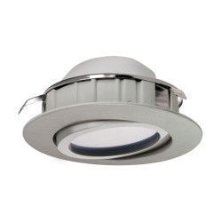 Spot incastrat PINEDA 95849 LED 6W EGLO 3000 K Calda Plastic / Nichel satinat 