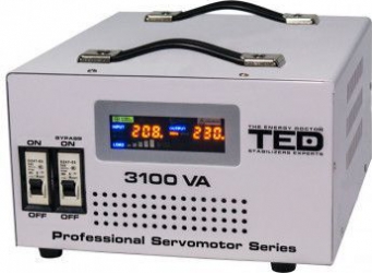 Stabilizator retea maxim 3100VA-SVC cu servomotor TED3100SVC TED Electric 