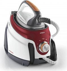 Statie de Calcat Polti La Vaporella XM80C Talpa Aluminiu 1.5 L 2350 W Boiler 7 Bar Pompa 15 Bar Alb Visiniu 