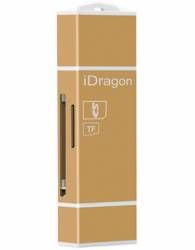 Stick Memorie Externa iUni Lightning + MicroUSB OTG Memorie Externa pentru dispozitive iOS si Android Gold 
