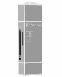 Stick Memorie Externa iUni Lightning + MicroUSB OTG Memorie Externa pentru dispozitive iOS si Android Silver 