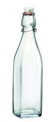 Sticla rectangulara cu inchidere ermetica 1lt BORMIOLI SWING