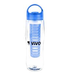 Sticla cu filtru pentru infuzii albastru 750 ml Vivo 