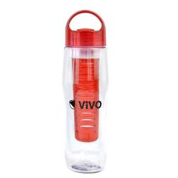 Sticla cu filtru pentru infuzii rosu 750 ml Vivo 