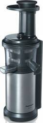 Storcator de Fructe cu Presare la Rece Panasonic MJ-L500SXE Recipient suc Recipient pulpa Argintiu / Negru
