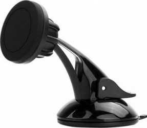 Suport Auto Lemontti Magnetic prindere ventuza Negru 