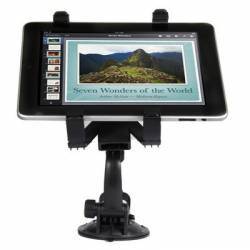 Suport auto HOLDER 360 cu ventuza. Universal. Ajustabil. Compatibil IPAD GPS. DVD. TV. Negru 