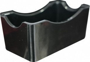 Suport dreptunghiular melamina RAKI pliculete zahar 6 5x12x5cm negru 