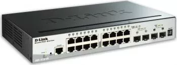 Switch D-Link DGS-1510-20 16-porturi Gigabit + 4 Combo Rackmount