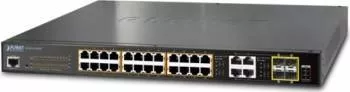 Switch Planet GS-4210-24P4C 24-Port Gigabit PoE + 4-Port Gigabit SFP (220W)