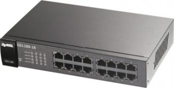 Switch ZyXEL GS-1100-16 16-Port Gigabit Auto-MDIMDIX Fanless