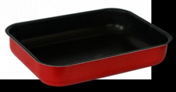 Tava cuptor cu strat neaderent FRIGERELLA 35x26x6cm rosie 