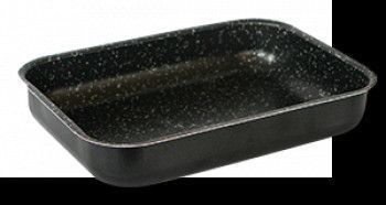 Tava FRIGERELLA STONE 40x28x7cm strat non-aderent neagra 