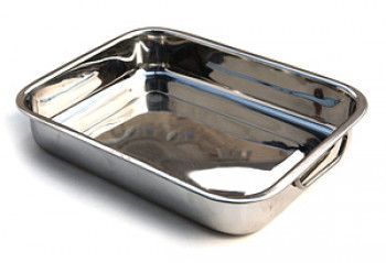 Tava inox dreptunghiulara pentru copt 40x26x5cm