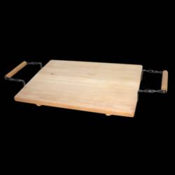 Tava din lemn pentru platouri servire 65x45cm RAKI 