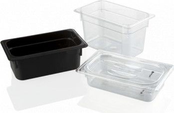 Tava gastronorm policarbonat 1x4-65 265x162x65mm 1 7lt transparent 