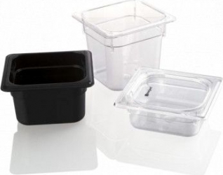 Tava gastronorm policarbonat 1x6-100 176x162x100mm 1 5lt transparent 