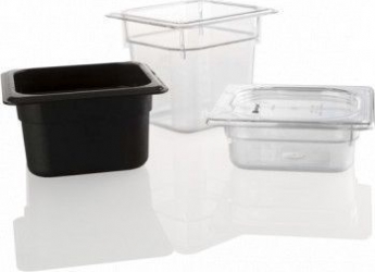 Tava gastronorm policarbonat 1x9-150 176x108x150mm 1 27lt negru 