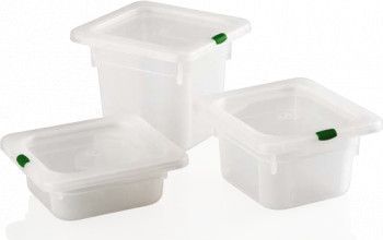 Tava gastronorm RAKI PORT polipropilen 1x6-100 17 6x16 2x10cm. 1 5lt alb 