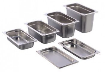 Tava inox gastronorm RAKI GF GN 1/3 200mm 