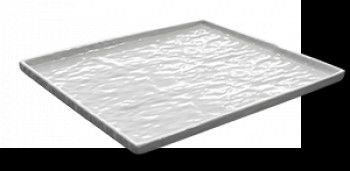 Tava servire dreptunghiulara melamina RAKI 32 5x26 5x1cm alba 