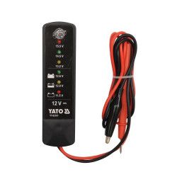 Tester pentru acumulatori si alternator digital 12V Yato YT-83101 
