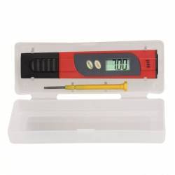 Tester PH digital pentru lichide LCD functie termometru accesorii incluse
