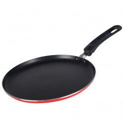 Tigaie pentru clatite din aluminiu presat 24 x 1.5 cm Miran Negru/Rosu 