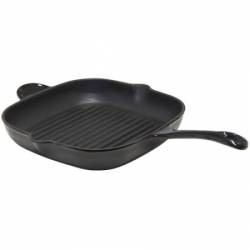 Tigaie grill fonta Stellar Premium exterior emailat 28x28 cm inductie 