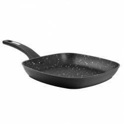 Tigaie grill marmorata Marburg 28x28 cm aluminiu forjat 5 mm inductie 