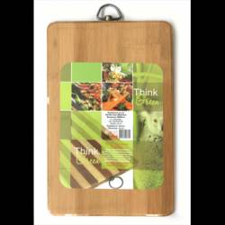 Tocator bucatarie bambus RAKI 28x18x1 5cm MN014361 CHARCOAL 