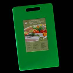 Tocator profesional bucatarie polietilena RAKI 46x30x1 2cm culoare verde MN0198482 
