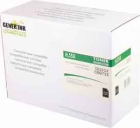 Toner GenerInk HL3015X compatibil HP P3015DM521DNM525C Canon LBP6750 oem CE255X CRG724 12500pag 