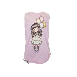 Tricou copii Gorjuss - Birthday Wishes bumbac fucsia 8 ani 