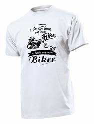 Tricou personalizat alb model My own Biker 