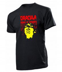 Tricou personalizat bumbac Stedman unisex negru model Dracula Prince of Darkness 